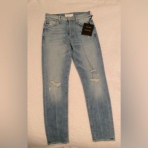 NWT Mother Superior Denim, “The Stinger Flood, High As the Heavens”